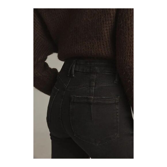 Good American Good Legs Mid-Rise Crop Bootcut Jeans - 29/8 - Picture 3 of 11